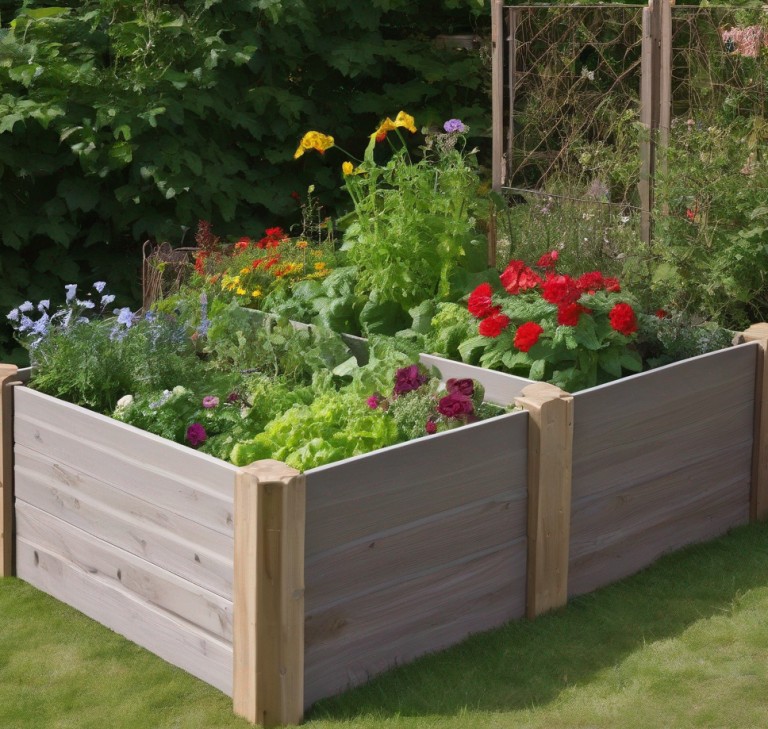 Hochbeet aus Holz